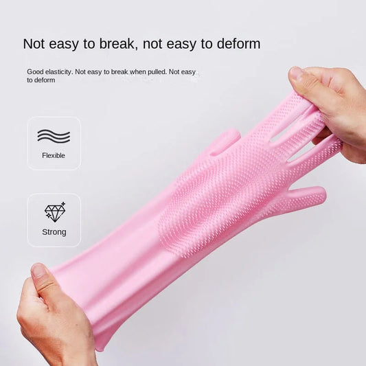 Durable Silicone Gloves – Waterproof Reusable All Purpose Grip