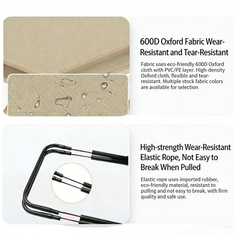 Foldable Handbag Camping Stool – Compact Travel Chair & Portable