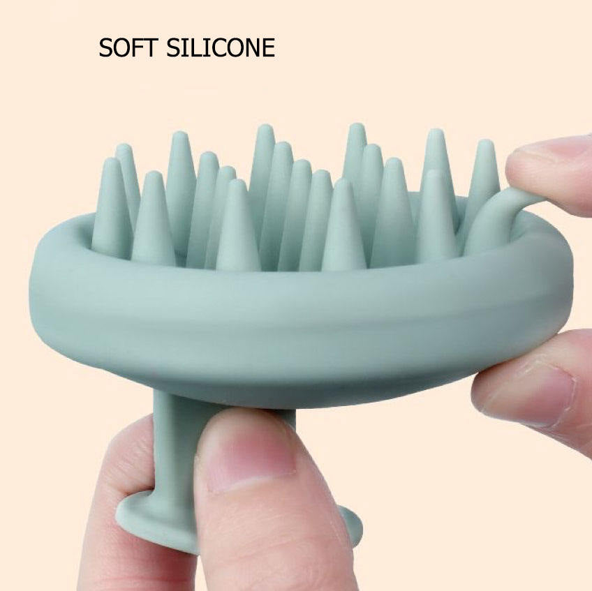 Soft Silicone Scalp/Head Massager – Spa like Deep Cleaning & Stress Relief