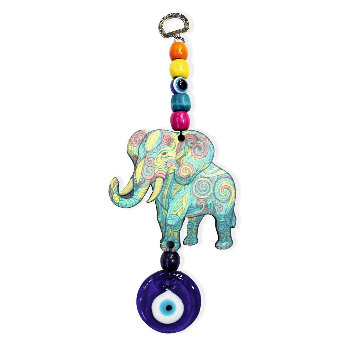 Wooden Elephant Wall Hanging - Lucky Décor, Traditional Spiritual, Wall Décor, Wealth and Prosperity.